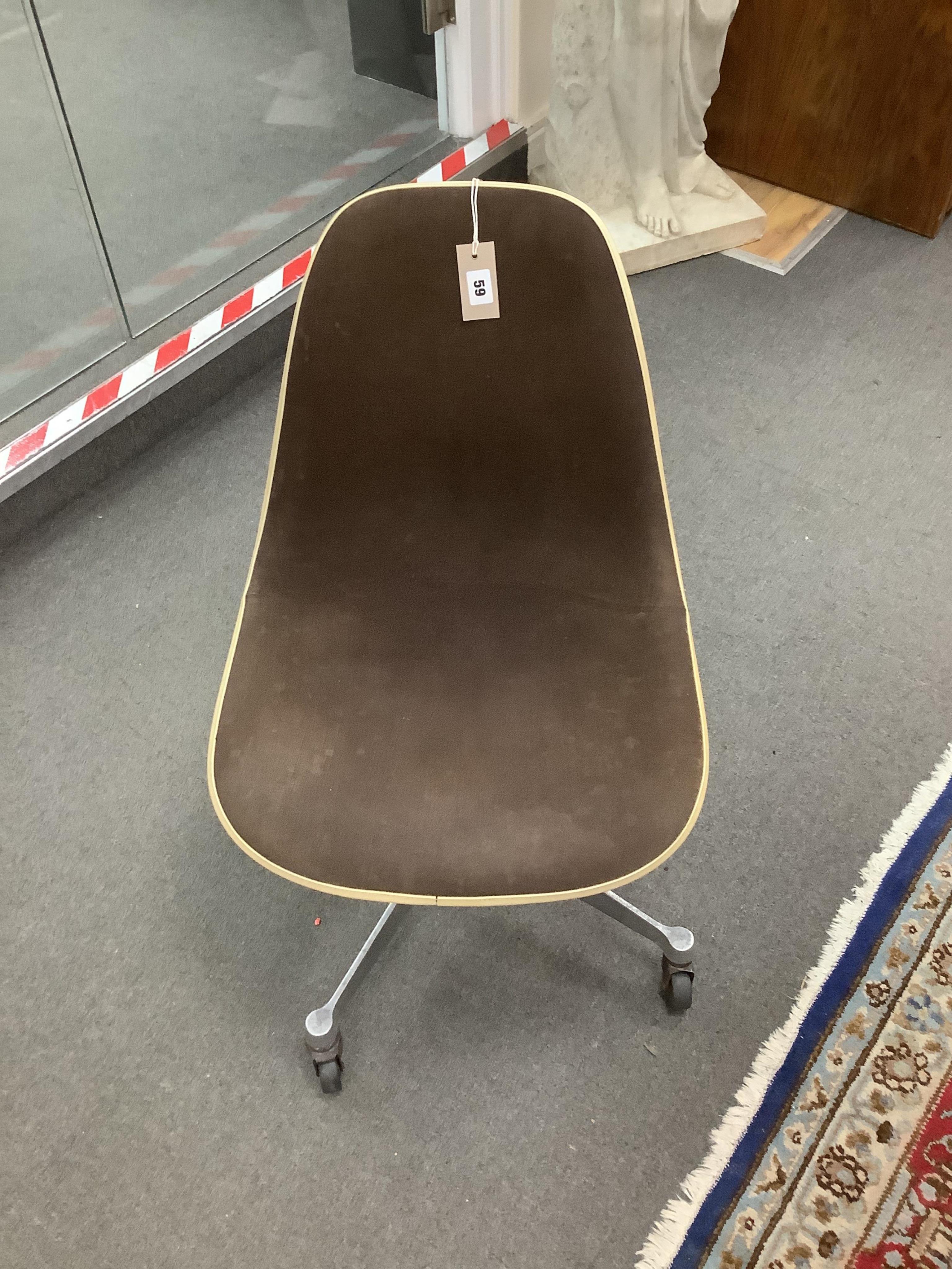 A Herman Miller swivel chair, width 47cm, height 75cm. Condition - fair